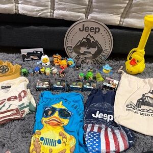 Jeep Adventure duck Collection with 3 shirts a hat and wall art